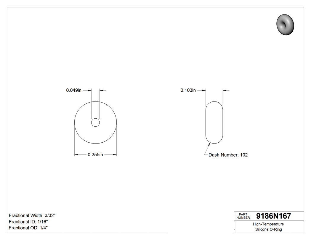 Technical drawing - 9186N167